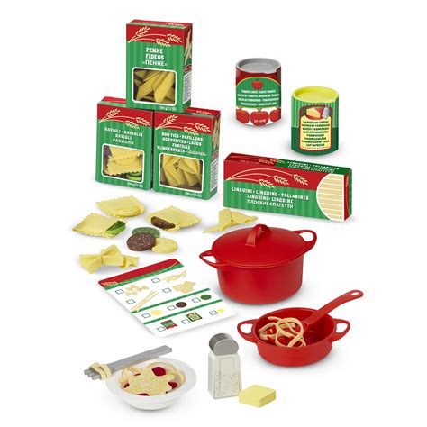 Buy Melissa And Doug Pasta Cooking Set Kitchen Toy Pretend Play Food