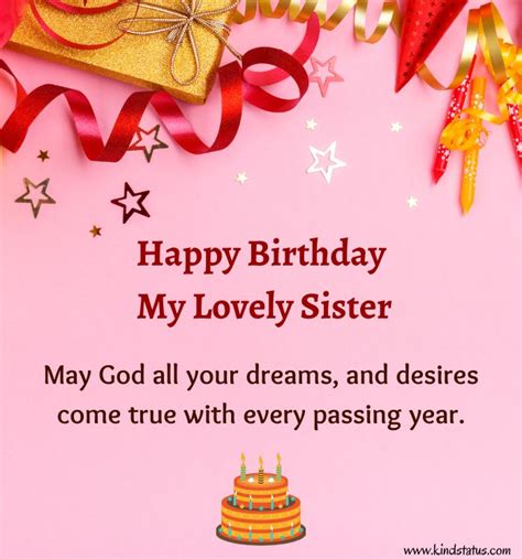 Happy Birthday Wishes For Sister