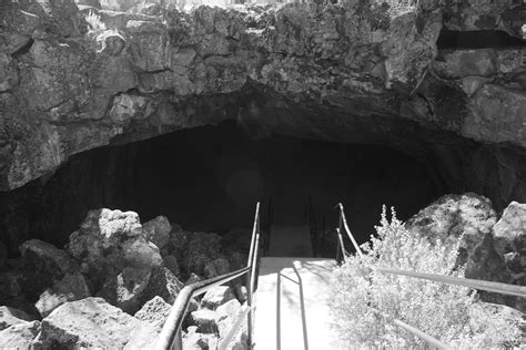 Subway Cave Old Lava Tube In Lassen National Forrest California
