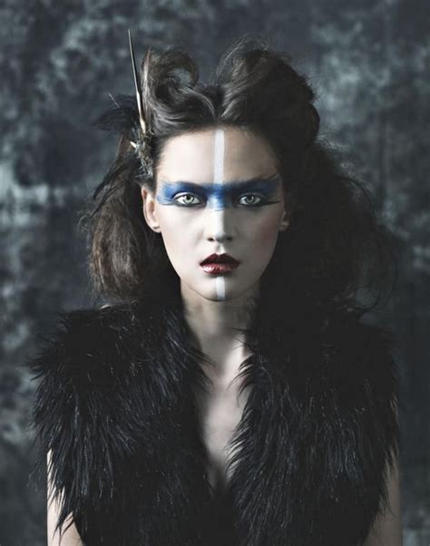 Portrait Photography By Benjo Arwas Cuded Warrior Makeup Tribal