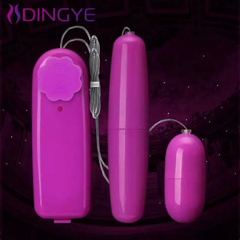 Dingye Hot Sale Double Jump Egg Vibrator Bullet Clitoral G Spot Toy Machine Stimulators Massager