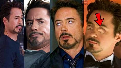 tony stark rolled his eyes 21 times in marvel movies all the eye rolls by tony stark mcu
