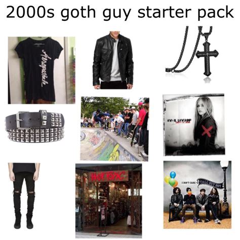 2000s Goth Guy Starter Pack Rstarterpacks