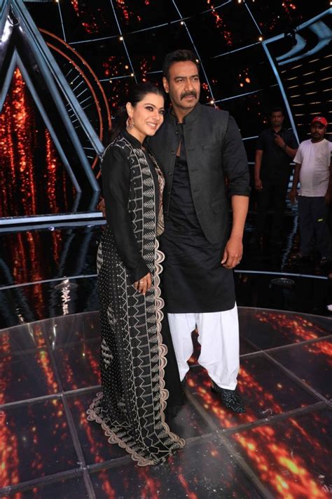 Ajay Devgan And Kajol Promote Helicopter Eela On The Sets Of Indian