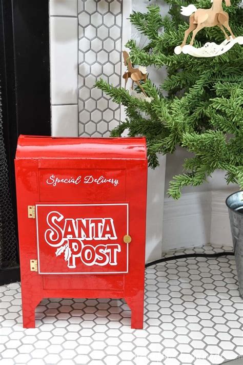 Diy Santa Mailbox From Cereal Boxes Houseful Of Handmade