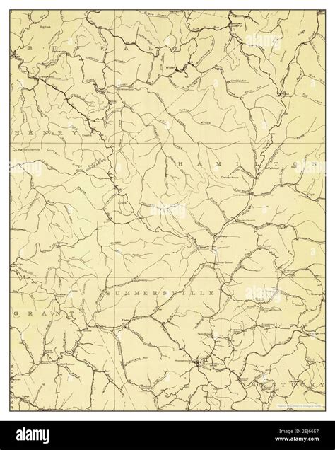 Summersville West Virginia Map 1913 148000 United States Of