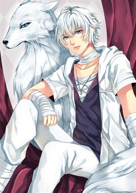 Thanks to its isolation, the arctic wolf is not threatened by hunting and habitat. anime wolf girl with white hair - Google Search | Anime ...