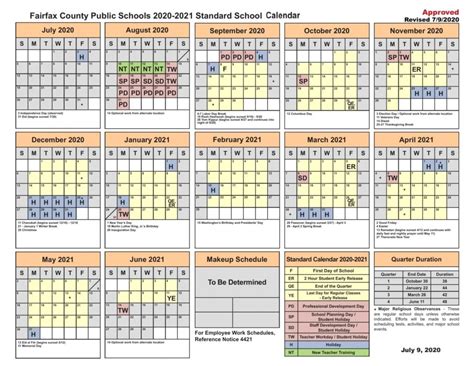 Fcps frederick calendar
