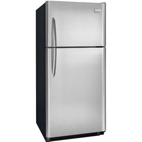 Frigidaire Gallery 183 Cu Ft Top Freezer Refrigerator Stainless Steel