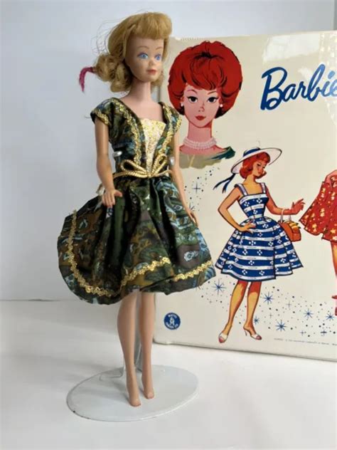 vintage 1958 1962 japan blond barbie midge w freckles doll straight legs green 66 61 picclick