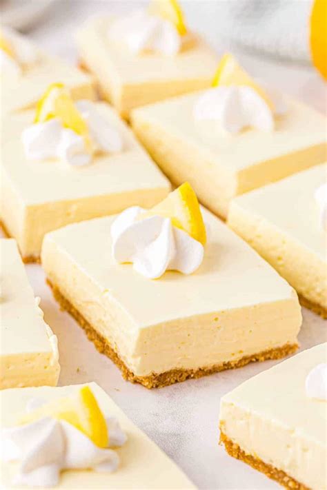 No Bake Lemon Cheesecake Easy Dessert Recipes