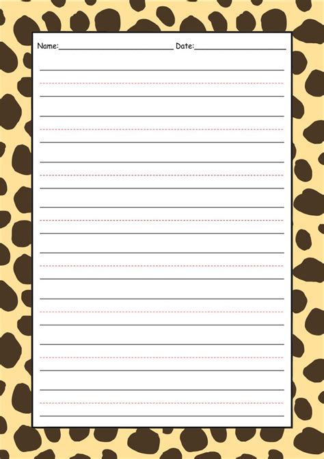 Becker's ruled cursive practice paper is clean white newsprint with light blue ruling on both sides. 6 Best Images of Handwriting Practice Paper Printable - Free Printable Cursive Writing Paper ...
