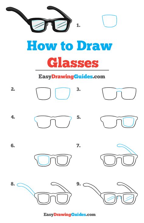 How To Draw Glasses Really Easy Drawing Tutorial Artofit