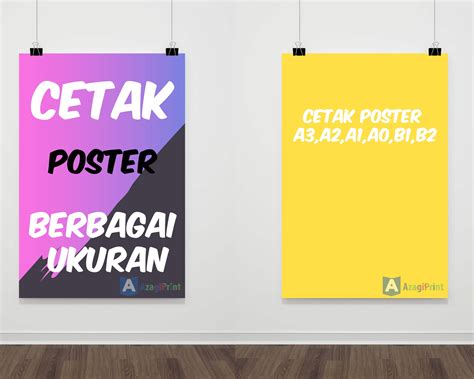 Cetak Poster Satuan Bandung