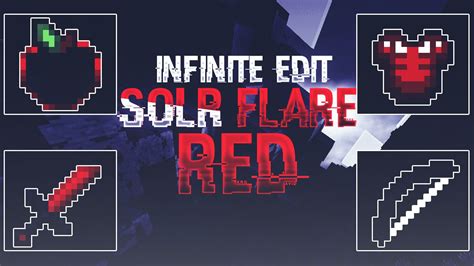 Review Texture Pack Pvp Minecraft 1819 Solrflare Red Infinite Edit