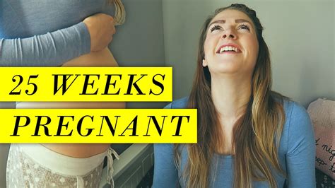 25 Week Pregnancy Update Strep B Bump Shot And Stretch Marks Youtube