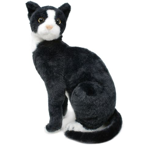 Tate The Tuxedo Cat 14 Inch Stuffed Animal Plush Black And White