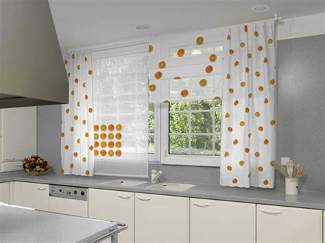 El panel de cortinas de lino es ideal como cortinas de baño. cortina cocina minimalista - Casa Web