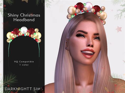 The Sims Resource Shiny Christmas Headband