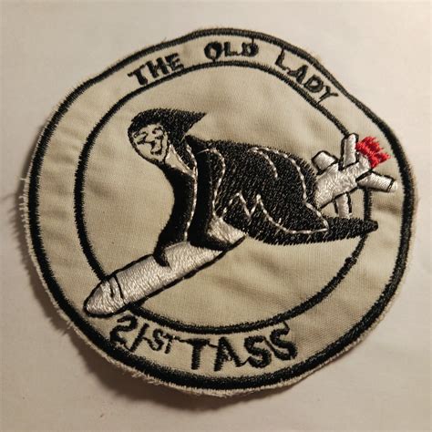 The Old Lady 21st Tass Usaf Flying Witches Vietnaam War Patch 23c For Sale Soviet