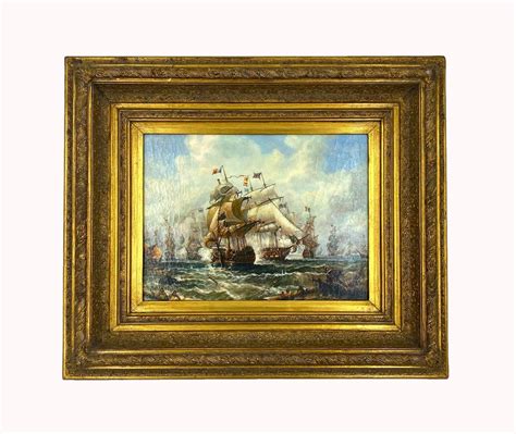 Antique Nautical Art Antique Gold Frame Carvers And Etsy