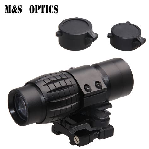 Mands Optics Compact Tactical Hunting Red Dot Sight Scope 3x Magnifier