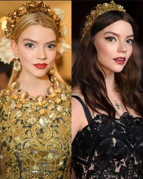 Blonde Anya Brunette Anya Ranyataylorjoy