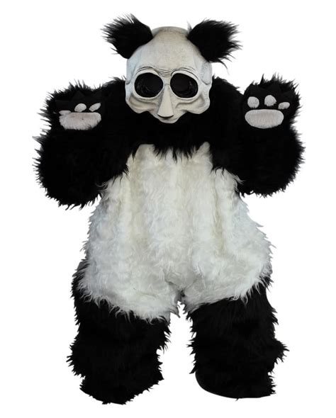 Panda Costume Deluxe Panda Mask Panda Outfit Horror