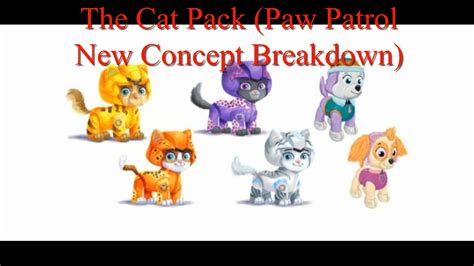 The Cat Pack Paw Patrol New Concept Breakdown Youtube