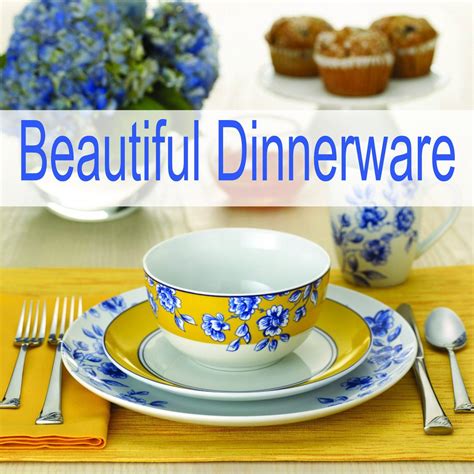 We regularly wipe down our kitchen counters and mop our kitchen floors. Beautiful Dinnerware | Blue dishes set, Dinnerware, Clean kitchen cabinets