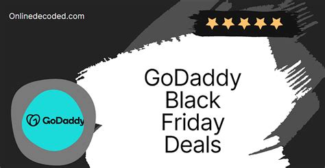 Godaddy Black Friday Discount 2023 Save 95🔥 Onlinedecoded