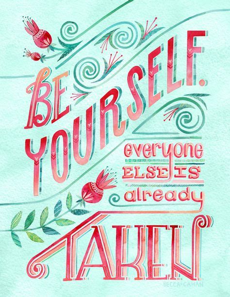 Be Yourself Art Print With Images Digital Media Art Watercolor