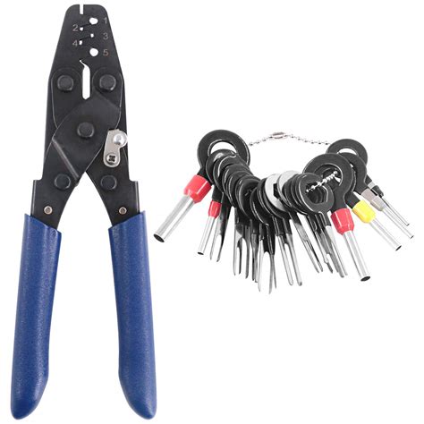 Buy Hilitchi Professional Crimper Tools Wiring Harness Crimping Set For