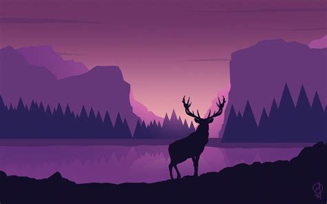 Stock video footage | 26,211 clips. Download wallpaper 3840x2400 deer, art, vector, mountains ...