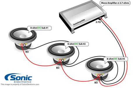 Whether your subs have 2 ohm or 4 ohm voice coils, they should be wired in series and the subs paralleled to the amp. Subwoofer Wiring Diagrams | Sonic Electronix