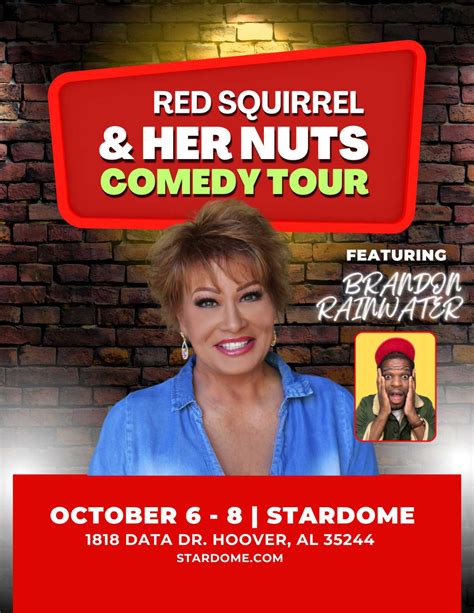 Red Squirrel And Her Nuts Comedy Tour Stardome Comedy Club