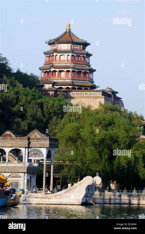 China Beijing Summer Palace Unesco World Heritage Site Stock Photo Alamy