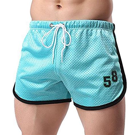 everworth men s fitted workout shorts gym bodybuilding running boxing shorts training mesh short