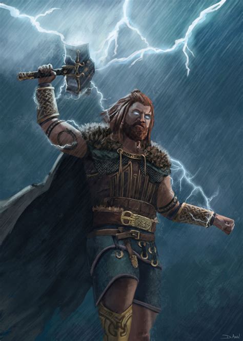 The God Of Thunder Daniel Ang Mitologia Nórdica Mitologia