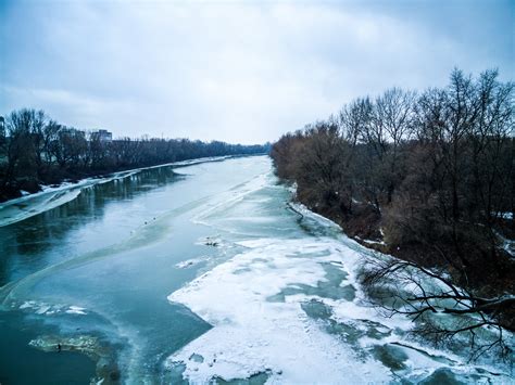 river, Landscape, Frozen river, Ice, Winter, Water ...