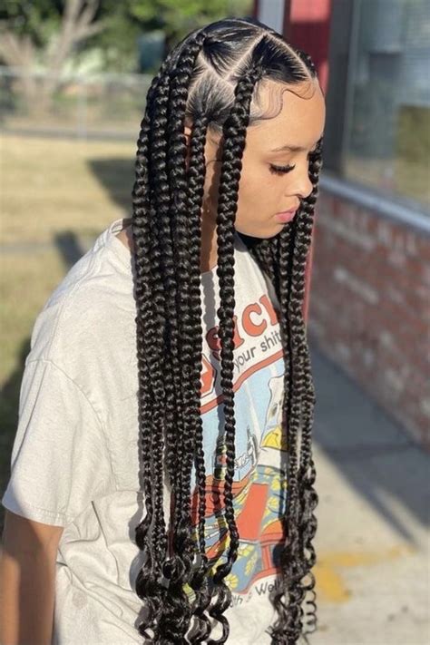 Beautiful Jumbo Knotless Braids Ideas And Inspiration For Black Women In