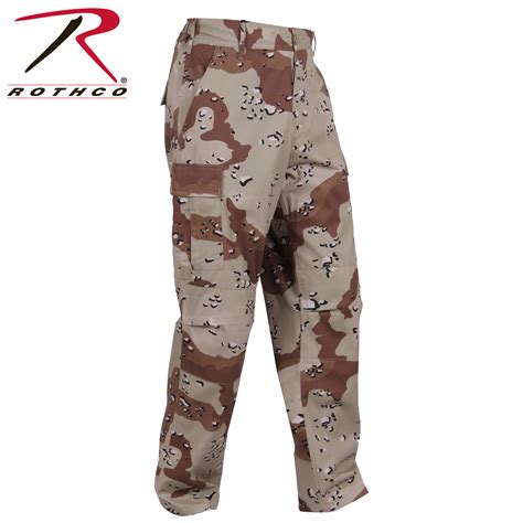 Reistaskuhousut 6 Color Desert Camo Rothco Camo Tactical Bdu Pants