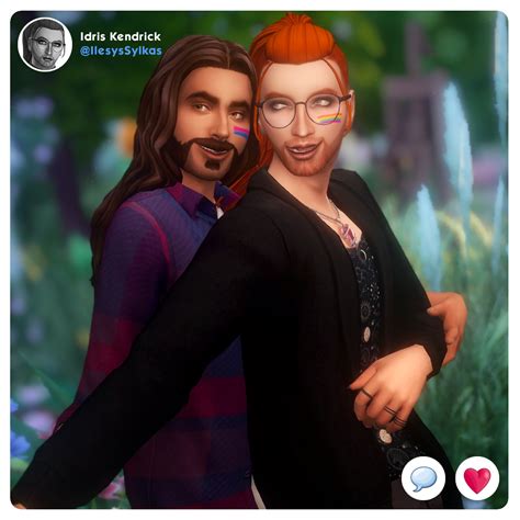 Tiallu S Sims Pride Month Selfies Hank Piersson Bisexual