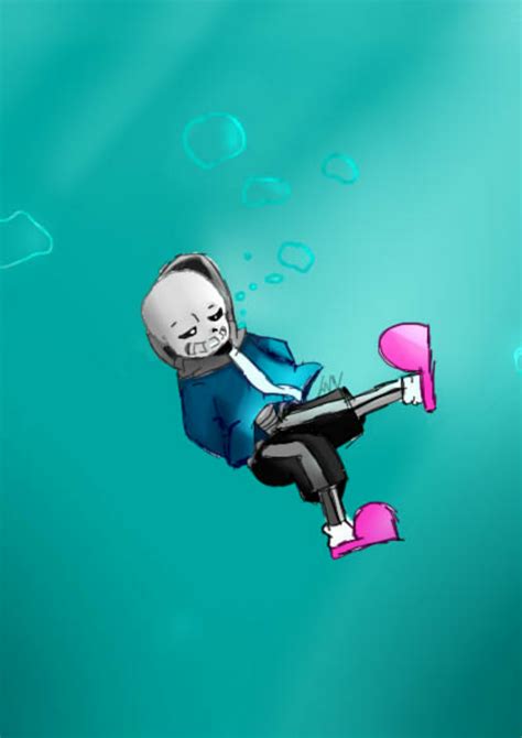 Sans Sinking가라앉는 샌즈 Undertale언더테일 뭐모냥 Illustrations Art Street