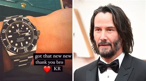 Keanu Reeves Surprises Entire Crew With 7000 Personalized Rolex