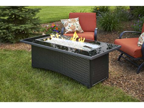 The fire rings and fire pits from picnic furniture are painted with high heat black enamel finish that will withstand years of daily use. Outdoor GreatRoom Montego 59.75 x 30 Rectangular Crystal ...