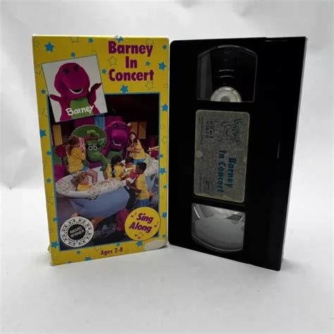 BARNEY THE Backyard Gang Barney In Concert 1991 Re Release VHS 15
