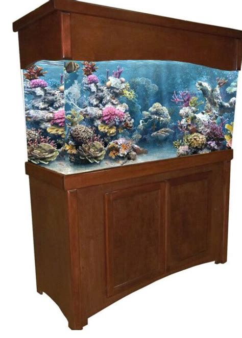 150 Gallon Aquarium With Canopy Top Stand And Accessories 450 For