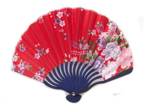 Advanced Japanese Style Hand Fan Red