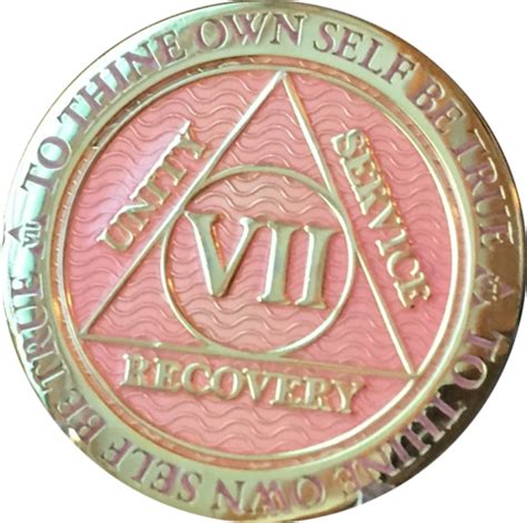 Pin on Colored AA Medallions